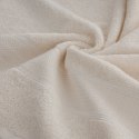 Ręcznik Liana 30x50 kremowy z błyszczącą nicią 500 g/m2 Eurofirany