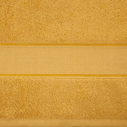 Ręcznik Liana 30x50 musztardowy z błyszczącą nicią 500 g/m2 Eurofirany