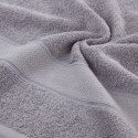 Ręcznik Liana 30x50 srebrny z błyszczącą nicią 500 g/m2 Eurofirany
