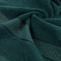 Ręcznik Liana 30x50 zielony ciemny z błyszczącą nicią 500 g/m2 Eurofirany