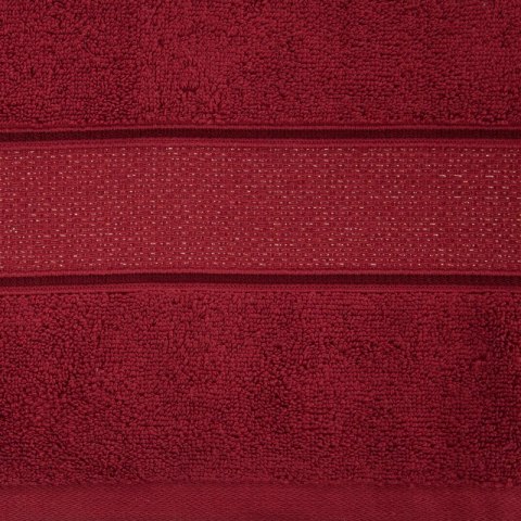Ręcznik Liana 70x140 bordowy z błyszczącą nicią 500 g/m2 Eurofirany Ręcznik Liana 70x140 bordowy z błyszczącą nicią 500 g/m2 Eurofirany