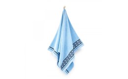 Ręcznik Rondo 2 30x50 błękitny 500 g/m2 8672/6 Zwoltex 23
