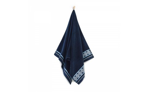 Ręcznik Rondo 2 70x140 atrament 500 g/m2 8672/15 Zwoltex 23 Ręcznik Rondo 2 70x140 atrament 500 g/m2 8672/15 Zwoltex 23