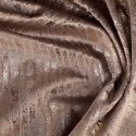 Zasłona 135x270 Tulia kawowa szampańska welurowa z cieniowanym błyszczącym nadrukiem gotowa na taśmie Eurofirany Zasłona 135x270 Tulia kawowa szampańska welurowa z cieniowanym błyszczącym nadrukiem gotowa na taśmie Eurofirany