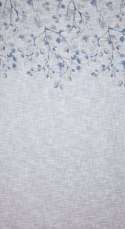 Zasłona 140x250 Ana biała granatowa z nadrukiem oraz z błyszczącą nitką gotowa na przelotkach Eurofirany Zasłona 140x250 Ana biała granatowa z nadrukiem oraz z błyszczącą nitką gotowa na przelotkach Eurofirany