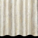 Zasłona 140x250 Malia kremowa welurowa z metalicznym nadrukiem gotowa na przelotkach Eurofirany Zasłona 140x250 Malia kremowa welurowa z metalicznym nadrukiem gotowa na przelotkach Eurofirany