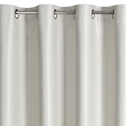 Zasłona 140x250 Selina kremowa zaciemniająca z błyszczącą nicią gotowa na przelotkach Eurofirany Zasłona 140x250 Selina kremowa zaciemniająca z błyszczącą nicią gotowa na przelotkach Eurofirany