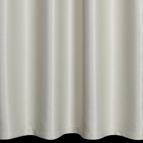 Zasłona 140x250 Selina kremowa zaciemniająca z błyszczącą nicią gotowa na przelotkach Eurofirany Zasłona 140x250 Selina kremowa zaciemniająca z błyszczącą nicią gotowa na przelotkach Eurofirany