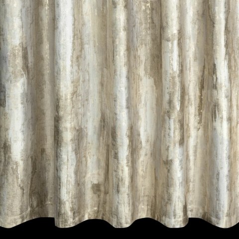 Zasłona 140x270 Ella czarna gotowa na taśmie welurowa z metalicznym nadrukiem gotowa na taśmie Eurofirany Zasłona 140x270 Ella czarna gotowa na taśmie welurowa z metalicznym nadrukiem gotowa na taśmie Eurofirany