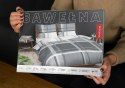 Pościel bawełniana 220x200 Kratka szara 4695 A bawełna 40 Pościel bawełniana 220x200 Kratka szara 4695 A bawełna 40
