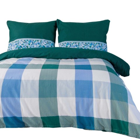 Pościel flanelowa 140x200 Krata zielona niebieska z jedną poszewką 31500/2 Flanela 3 Darymex Pościel flanelowa 140x200 Krata zielona niebieska z jedną poszewką 31500/2 Flanela 3 Darymex