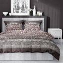 Pościel satynowa 160x200 brązowa ornamenty 4606 B Home Satin 131 Pościel satynowa 160x200 brązowa ornamenty 4606 B Home Satin 131