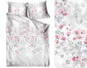 Pościel satynowa 220x200 Kyoto Gray szara różowa kwiaty Frotex 1 Pościel satynowa 220x200 Kyoto Gray szara różowa kwiaty Frotex 1