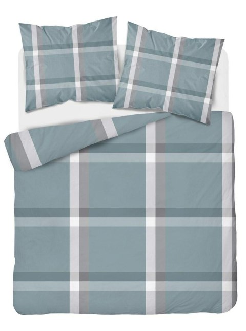Pościel satynowa 220x200 miętowa krata 4627 A Home Satin 131 Pościel satynowa 220x200 miętowa krata 4627 A Home Satin 131