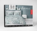 Pościel satynowa 220x200 miętowa kwiaty 4601 B Home Satin 131 Pościel satynowa 220x200 miętowa kwiaty 4601 B Home Satin 131