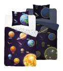 Pościel świecąca w ciemności 140x200 Kosmos planety granatowa kolorowa 4639 A Fluo 76 Pościel świecąca w ciemności 140x200 Kosmos planety granatowa kolorowa 4639 A Fluo 76