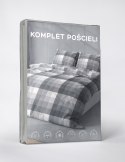 Pościel z mikrofibry 220x200 Kratka szara 4590 A 30 Light Pościel z mikrofibry 220x200 Kratka szara 4590 A 30 Light