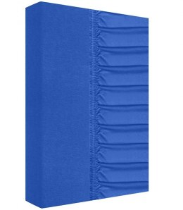 Prześcieradło jersey z gumką 220x200 chabrowe 160g/m2 Zaratex