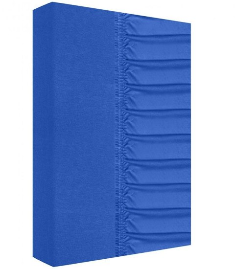 Prześcieradło jersey z gumką 90x200 chabrowe 160g/m2 Zaratex Prześcieradło jersey z gumką 90x200 chabrowe 160g/m2 Zaratex