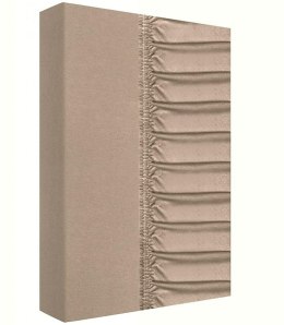 Prześcieradło jersey z gumką 90x200 latte 160g/m2 Zaratex
