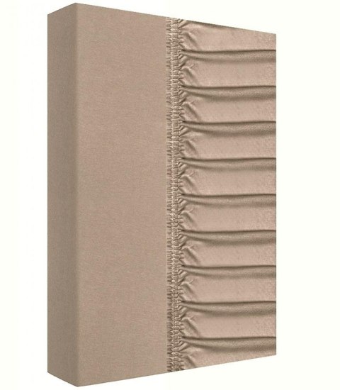 Prześcieradło jersey z gumką 90x200 latte 160g/m2 Zaratex Prześcieradło jersey z gumką 90x200 latte 160g/m2 Zaratex