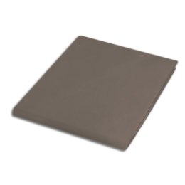 Prześcieradło satynowe bez gumki 160x220 sepia 043 jednobarwne Darymex