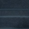 Ręcznik Danny 30x50 granatowy z wytłaczaną bordiurą i błyszczącą nicią 500 g/m2 Eurofirany Ręcznik Danny 30x50 granatowy z wytłaczaną bordiurą i błyszczącą nicią 500 g/m2 Eurofirany