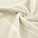 Ręcznik Danny 30x50 kremowy z wytłaczaną bordiurą i błyszczącą nicią 500 g/m2 Eurofirany Ręcznik Danny 30x50 kremowy z wytłaczaną bordiurą i błyszczącą nicią 500 g/m2 Eurofirany