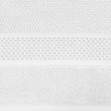 Ręcznik Danny 70x140 biały z wytłaczaną bordiurą i błyszczącą nicią 500 g/m2 Eurofirany Ręcznik Danny 70x140 biały z wytłaczaną bordiurą i błyszczącą nicią 500 g/m2 Eurofirany