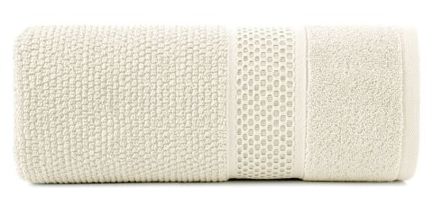 Ręcznik Danny 70x140 kremowy z wytłaczaną bordiurą i błyszczącą nicią 500 g/m2 Eurofirany Ręcznik Danny 70x140 kremowy z wytłaczaną bordiurą i błyszczącą nicią 500 g/m2 Eurofirany