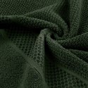 Ręcznik Danny 70x140 zielony z wytłaczaną bordiurą i błyszczącą nicią 500 g/m2 Eurofirany