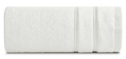 Ręcznik Glory 4 70x140 kremowy z welurową bordiurą i błyszczącą nicią 500 g/m2 Eurofirany