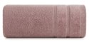 Ręcznik Glory 4 70x140 lilowy z welurową bordiurą i błyszczącą nicią 500 g/m2 Eurofirany