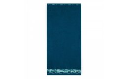 Ręcznik Grafik 70x140 turkusowy ciemny emerald 450 g/m2