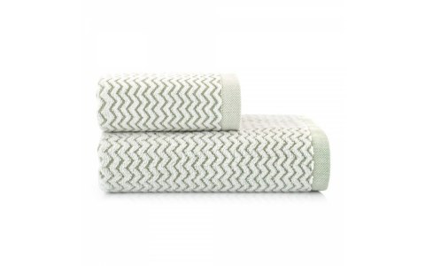 Ręcznik Lahti 70x140 zielony zygzak 500 g/m2 Zwoltex 23 Ręcznik Lahti 70x140 zielony zygzak 500 g/m2 Zwoltex 23