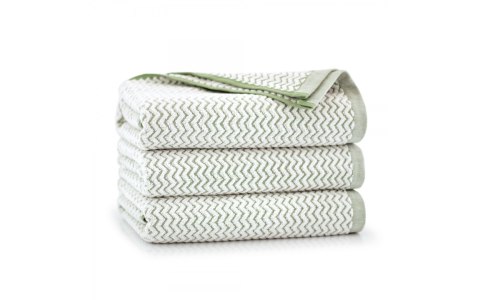 Ręcznik Lahti 70x140 zielony zygzak 500 g/m2 Zwoltex 23 Ręcznik Lahti 70x140 zielony zygzak 500 g/m2 Zwoltex 23