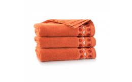 Ręcznik Zen 2 70x140 pomarańczowy dyniowy frotte 450 g/m2 Zwoltex 23