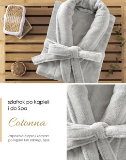 Szlafrok Cotonna M popielaty Frotex