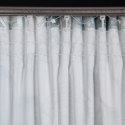 Zasłona 140x270 Vivian turkusowa beżowa kwiaty welurowa gotowa na taśmie Eurofirany