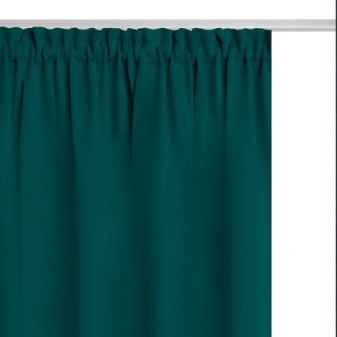 Zasłona zaciemniająca 140x250 turkusowa ciemna gotowa na taśmie Hold Blackout Zasłona zaciemniająca 140x250 turkusowa ciemna gotowa na taśmie Hold Blackout
