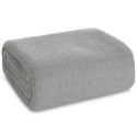 Koc narzuta 200x220 Bukla srebrny baranek z mikrofibry Eurofirany Koc narzuta 200x220 Bukla srebrny baranek z mikrofibry Eurofirany