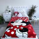 Kocyk z mikrofibry 100x150 Myszka Minie czerwona JF23 Kocyk z mikrofibry 100x150 Myszka Minie czerwona JF23