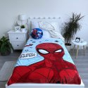 Kocyk z mikrofibry 100x150 Spider-man niebieski czerwony JF23 Kocyk z mikrofibry 100x150 Spider-man niebieski czerwony JF23