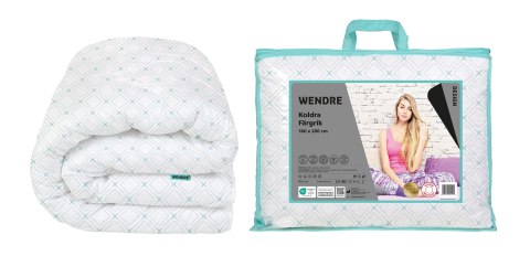 Kołdra antyalergiczna 220x200 Fargrik Squares mikrofibra drukowana 1,2 kg Wendre Kołdra antyalergiczna 220x200 Fargrik Squares mikrofibra drukowana 1,2 kg Wendre
