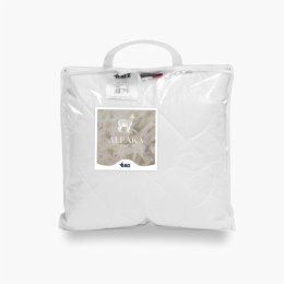 Poduszka wełniana 40x40 biała pikowna bez zamka 460 g Alpaka