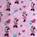 Pościel bawełniana 160x200 Minnie Flowers 02 różowa poszewka 70x80 August 23 Pościel bawełniana 160x200 Minnie Flowers 02 różowa poszewka 70x80 August 23