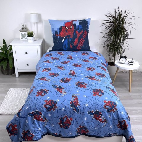 Pościel bawełniana 160x200 Spider-Man Blue 08 niebieska poszewka 70x80 August 23 Pościel bawełniana 160x200 Spider-Man Blue 08 niebieska poszewka 70x80 August 23