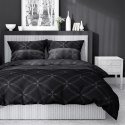 Pościel satynowa 180x200 czarna szara 4679 B Home Satin 40 Pościel satynowa 180x200 czarna szara 4679 B Home Satin 40