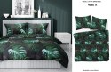Pościel satynowa 180x200 czarna zielona liście 4680 A Home Satin 40 Pościel satynowa 180x200 czarna zielona liście 4680 A Home Satin 40