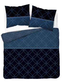 Pościel satynowa 180x200 granatowa 4679 A Home Satin 40
